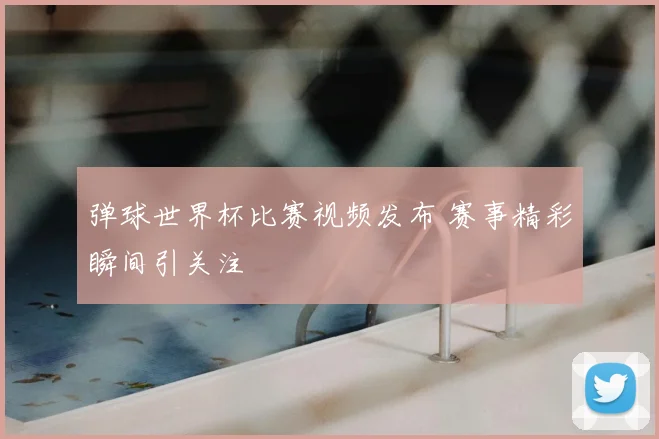弹球世界杯比赛视频发布 赛事精彩瞬间引关注